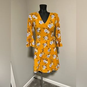 Faux Wrap Dress